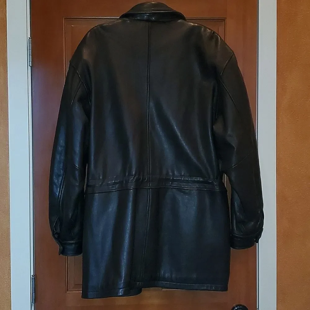 J.Park Collection Mens Leather Jacket! Size L Excellent Condition!